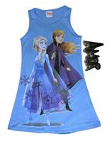 Vestido Verão Disney Yssu Frozen Elsa e Anna