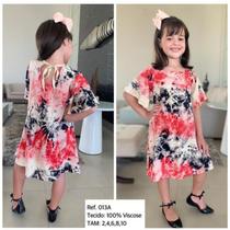 Vestido verão Infantil feminino para crianças