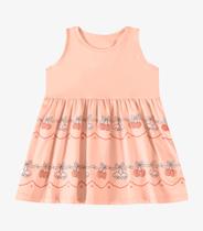Vestido Verão Menina Estampa Glitter Rovi Kids Rosa