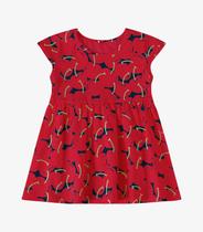 Vestido Verão Menina Estampa Rotativa Rovi Kids Azul