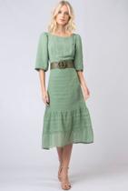 Vestido verde 3/4