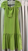 Vestido verde com manga