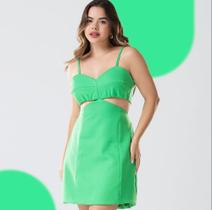 Vestido verde curto tamanho único Vestido verde curto tamanho único
