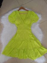 Vestido verde limao Vestido verde limao