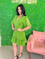 vestido verde sara