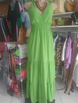 Vestido verde viscolinho diversos