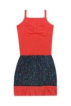 Vestido Vermelho com Laço - Big Bless