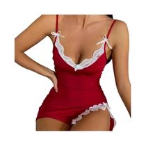 Vestido Vermelho De Renda Com Fenda Coleção Verão 2025 Inspirado Em Lingerie Para Noite Sensual