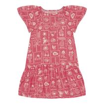 Vestido Vermelho Infantil Pulla Bulla Menina - 53420-1360 Vestido Vermelho Infantil Pulla Bulla Menina - 53420-1360