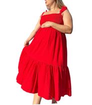 Vestido Vermelho plus size gg ao g2/54 - DONNALU