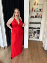 Vestido vermelho plus size