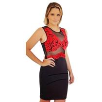 Vestido VermelhoPreto Ontop