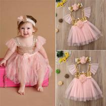 Vestido Vintage Infantil Fantasia Princesa Com Saia De Tule