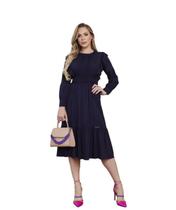 Vestido viscolinho fascinius ref:0300553