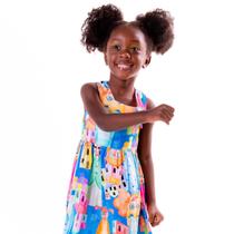 Vestido Viscose "Bonecos de Olinda" Vestido Viscose "Bonecos de Olinda"