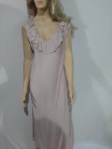 Vestido viscose de algodão (Tam: M/G) cor: rose