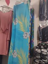 Vestido viscose estampado