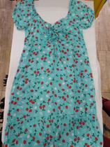 Vestido viscose estampado