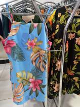 Vestido viscose estampado