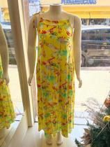 Vestido visgose amarelo Vestido visgose amarelo