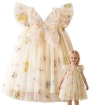 Vestido Vsaiddt Baby Butterfly Tulle Fairy Birthday 2T Girl Vestido Vsaiddt Baby Butterfly Tulle Fairy Birthday 2T Girl