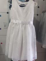 Vestido vual bordado branco