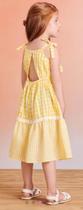 Vestido xadrez amarelo Vestido xadrez amarelo