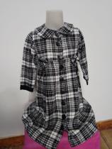 Vestido xadrez infantil