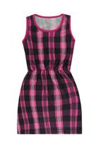 Vestido Xadrez Pink - Big Bless