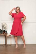 Vestido xodo transpassado vermelho Vestido xodo transpassado vermelho