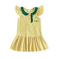Vestido Yuufuniy Toddler Baby Girl Golf Hole Bordado 2-3Y