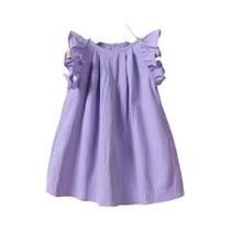Vestidos Casuais Coreanos Infantis De Verão Para Meninas De 0 a 5 Anos, Vestido Sólido Fofo E Doce