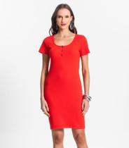 Vestidos Curto De Ribana Femnino Endless Laranja - Endless Básicos Vestidos Curto De Ribana Femnino Endless Laranja - Endless Básicos