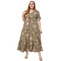Vestidos de praia boêmio floral estampado feminino, plus size, verão, feriado, novo estilo Vestidos de praia boêmio floral estampado feminino, plus size, verão, feriado, novo estilo