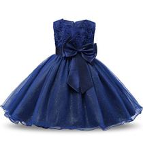 Vestidos de Roupas Infantis Meninas Vestido de Noiva Vestido Rosa-5 - generic