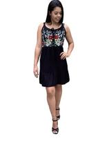 vestidos femininos 2020 vestido de alça curtos bordado