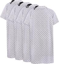 Vestidos hospitalares Utopia Care unissex extra longos, pacote com 4 unidades, 2GG
