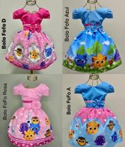 Vestidos infantil temáticos personagem