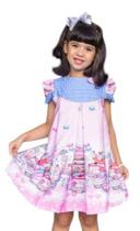 Vestidos infantil vestido premium tema doceria 001inf