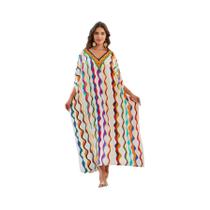 Vestidos Kaftan para mulheres plus size maiô cobrir caftan maxi vestidos de praia Vestidos Kaftan para mulheres plus size maiô cobrir caftan maxi vestidos de praia
