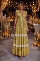Vestidos Longo Feminino Indiano Boho Elegante Atemporal