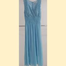 vestidos longos casamentos Azul Tam M - Lisa