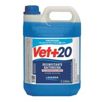 Vet + 20 Desinfetante Concentrado Lavanda - 5 litros - Vet +20