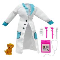 Veterinária Roupinha De Boneca Profissões - DM Toys DMT641