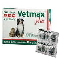 Vetmax Plus 4 Comprimidos - Vetnil