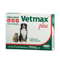 Vetmax Plus 700mg - 4 comprimidos - Neon Pet Shop