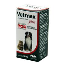 Vetmax Plus Suspensão Oral 30ml Vetnil Vermífugo Cães e Gatos