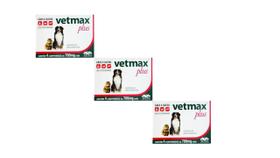 Vetmax Plus Vermifugo Para Cães 10kg 4 Comprimidos - 3 unid - Vetnil