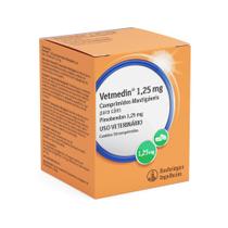 Vetmedin 1,25mg 50 Comprimidos Boehringer Insuficiência Cardíaca Cães