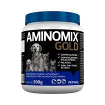 Vetnil Aminomix Gold Sup. Vit. Cães/Gatos/Mustelídeos 500g